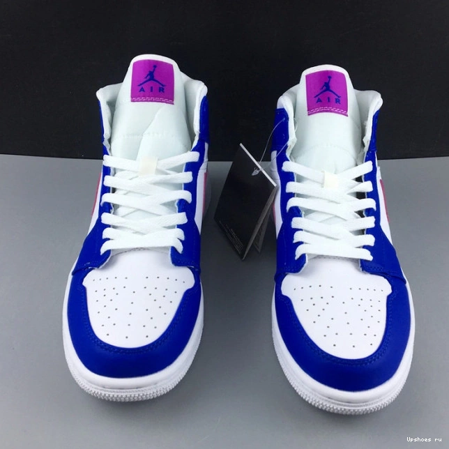 AIR MID JORDAN VIOLET-WHITE 1 ROYAL HYPER HYPER 554724-451 1105
